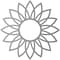 Ekena Millwork Daisy Architectural Grde PVC Pierced Ceiling Medallion, Antiqued Pale Gold, 28"OD x 9 3/4"ID x 3/4"P CMPP28DAAPG - alternate 4